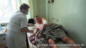 Unterstützung für Verletzte: Klinikpersonal bietet Kriegsopfern Hilfe an