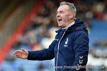 Oldham boss John Sheridan is braced for a crunch clash with Carlisle - The Oldham Times