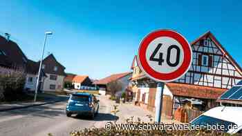Neue Schilder direkt geklaut: Tempo 40 in Neubulach ist jetzt offiziell gültig