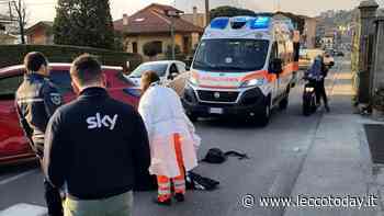 Incidente auto-moto sulla Lecco Bergamo, 26enne trasportato in ospedale - LeccoToday