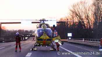 Auffahrunfall bei Rohrdorf zwischen zwei Kleinbussen – drei Kinder verletzt