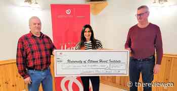 Vankleek Hill Curling Club donates $8450 to University of Ottawa Heart Institute Foundation - The Review Newspaper