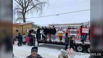 Steinbach Regional Secondary School in hold and secure Thursday due to protest | CTV News - CTV News Winnipeg