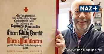 Willy-Brandt-Urkunde für das Rotkreuz-Museum Luckenwalde - Märkische Allgemeine Zeitung