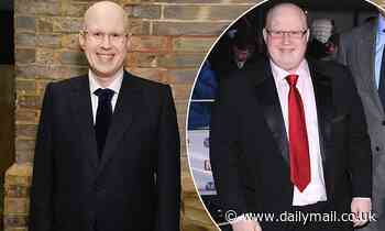 Matt Lucas exhibits his VERY slimmed-down new look in a black suit at The National Comedy Awards - Daily Mail