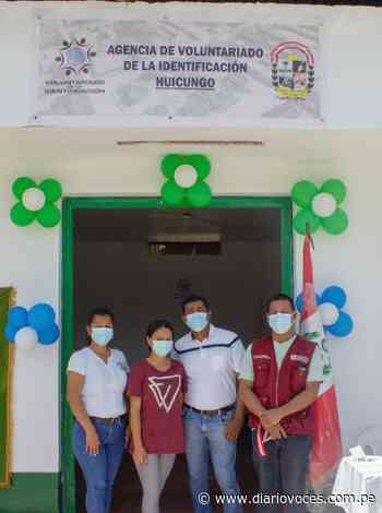 RENIEC Inaugura agencia de voluntariado institucional en el distrito de Huicungo en la región de San Martín - diariovoces.com.pe