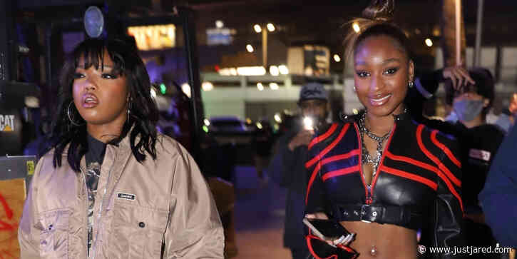 Normani & Ryan Destiny Step Out In Style For LA Clippers Basketball Game