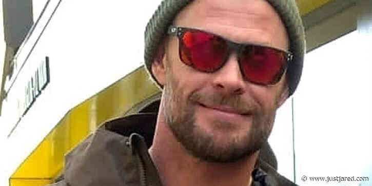 Chris Hemsworth Goes Snowboarding on Vacation in Switzerland