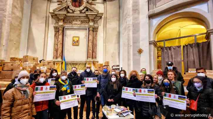 Foligno per l'Ucraina, tre camion di beni in partenza - PerugiaToday