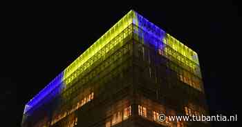 Gebouwen in Twente kleuren geel-blauw: 'Het lef en de liefde voor Oekraïne maken grote indruk op ons' - Tubantia