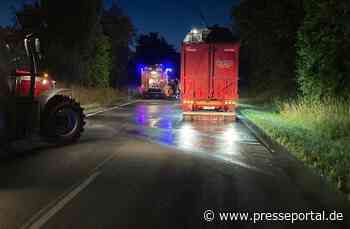 POL-DH: --- Gülle auf der B 214 in Sulingen - Holz beladener Lkw in Rehden 22 Tonnen überladen - Zwei Pkw in Bassum entwendet --- - Presseportal.de