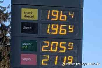 Benzinpreise reißen an vielen Tankstellen Zwei-Euro-Marke - freiepresse.de