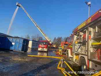Großbrand in Detmold-Pivitsheide: Ursache weiter unklar - Radio Lippe