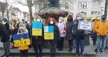 500 Menschen demonstrieren in Detmold für den Frieden | Lokale Nachrichten aus Detmold - Lippische Landes-Zeitung