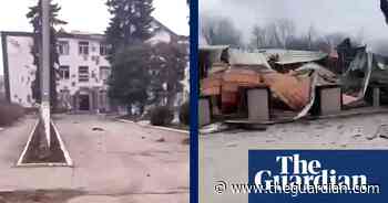 Footage shows devastated town of Volnovakha, Ukraine – video