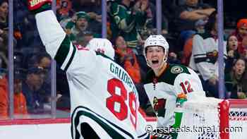 Wild rally past Flyers 5-4, snap 4-game losing streak