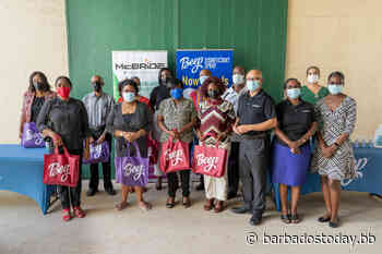 McBride donates $10 000 in Beep to schools - Barbados Today