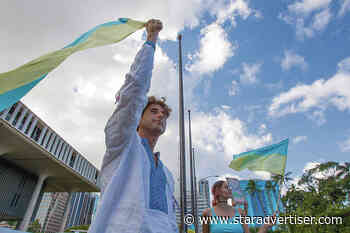 Hawaii supporters, lawmakers rally for Ukraine