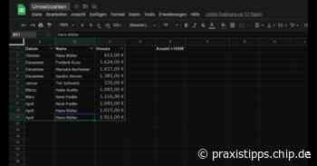 Google Sheets: Dark Mode aktivieren - so geht's - praxistipps.chip.de
