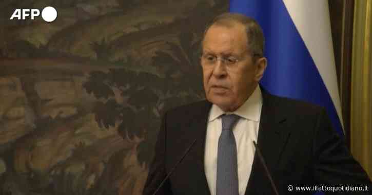 Ucraina, Lavrov: “La valanga di sanzioni vomitate dall’Occidente richiede considerazione degli avvocati”