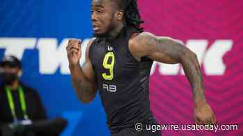 James Cook clocks impressive 40-yard dash time - UGA Wire