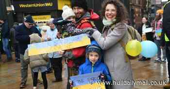 21 photos of rally for Ukraine in Hull city centre - Hull Live