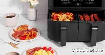 Snag a 9-Quart Dual Basket Digital Air Fryer for $80 Today     - CNET