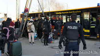 Bundespolizei Rosenheim betreut und registriert Hunderte Kriegsflüchtlinge