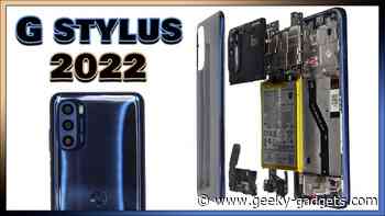 Motorola Moto G Stylus 2022 gets taken apart