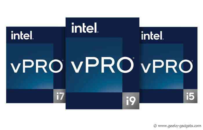 Intel 12th Gen Core Processors with vPro launched