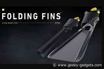 Folding fins perfect for your next diving adventure