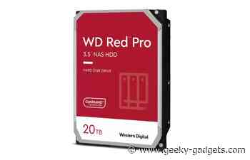 WD Red Pro 20TB NAS hard drive launches