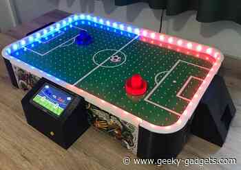DIY air hockey table powered by Arduino Uno