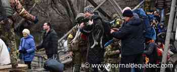 L’exode à l’ouest de Kyïv pour échapper aux bombardements russes