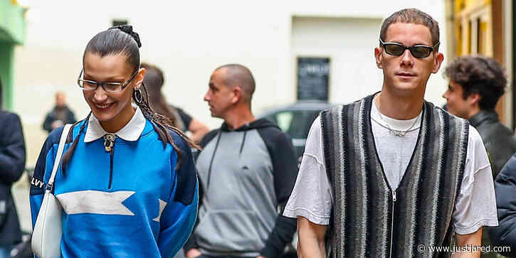 Bella Hadid & Boyfriend Marc Kalman Pick Up A Light Lunch in Paris