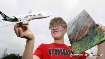 Young wildfire painter sets sights high to fund pilot dream - Stuff