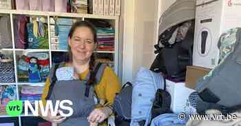 Draagconsulente uit Lummen zamelt draagzakken in voor Oekraïense vluchtelingen: “Het is iets waar anderen niet aan denken” - VRT NWS
