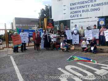 'Fix and Open Charlotte Maxeke Hospital Now' holds second picket - Rosebank Killarney Gazette