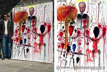 'Ucraina' L'artista valdostano Gabriele Maquignaz e la sua opera contro tutte le guerre - Valledaostaglocal.it