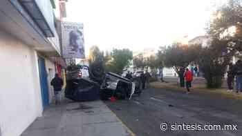 Atendió gobierno de Apizaco percance vehicular en el centro de la ciudad - Síntesis