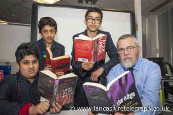 Children's author visits Pleckgate High School for World Book Day