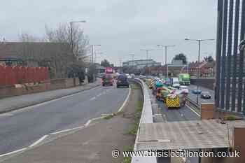 New Malden: Man taken to hospital after A3 traffic crash
