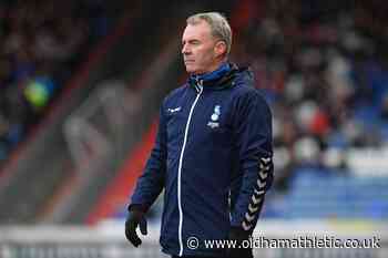 Sheridan After Late Defeat - News - oldhamathletic.co.uk