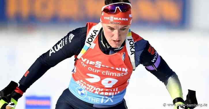 Biathletin Herrmann Dritte in der Verfolgung