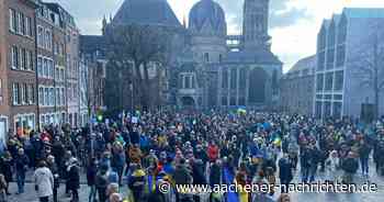 Katschhof Aachen: Tausende Menschen folgen Aufruf von „Pulse of Europe“