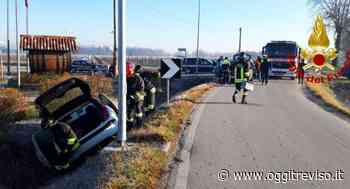 Oderzo, schianto tra due auto: un ferito | Oggi Treviso | News | Il quotidiano con le notizie di Treviso e Provincia - Oggi Treviso
