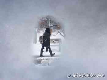 Weather: A slippery, messy day with high 12 C; special weather statement for wind, but freezing rain warning over.