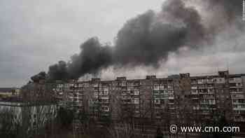 Children reportedly killed by a blast at a checkpoint near Kyiv