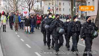 Corona-Demos in Augsburg bedeuten großen Aufwand für die Polizei