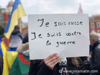 "Je suis russe, je suis contre la guerre": le message courageux d’une jeune manifestante à Nice